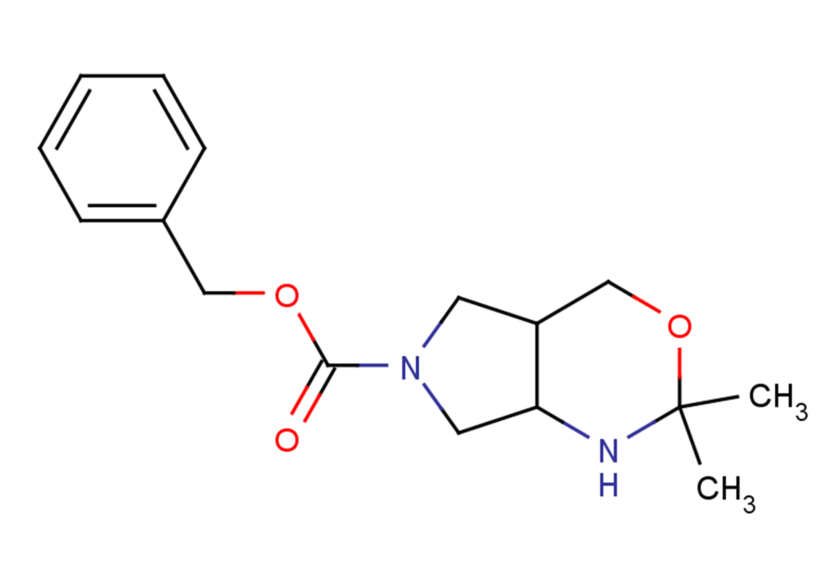 benzyl 2,2-dimethyl-octahydropyrrolo[3,4-d][1,3]oxazine-6-carboxylate