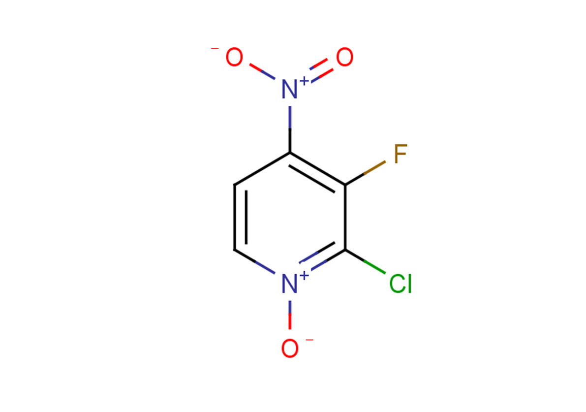 2-chloro-3-fluoro-4-nitropyridin-1-ium-1-olate