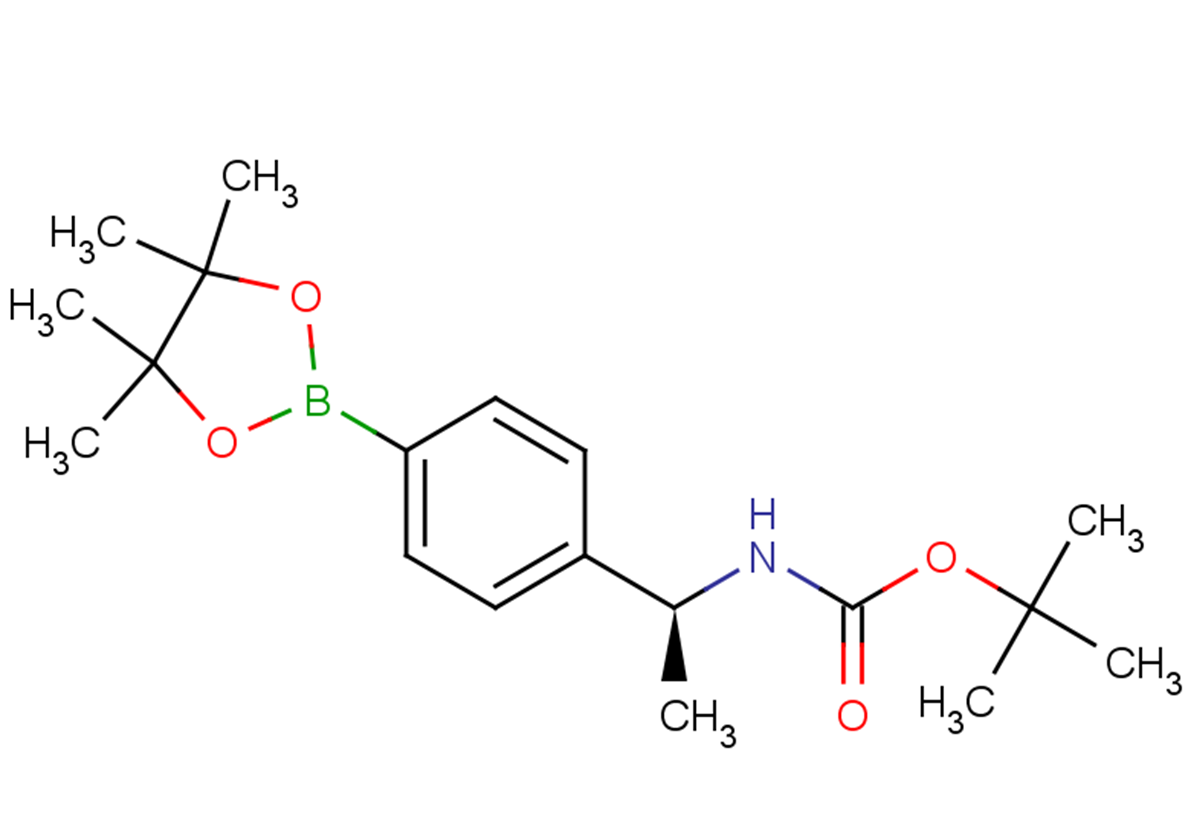 tert-butyl N-[(1S)-1-[4-(4,4,5,5-tetramethyl-1,3,2-dioxaborolan-2-yl)phenyl]ethyl]carbamate