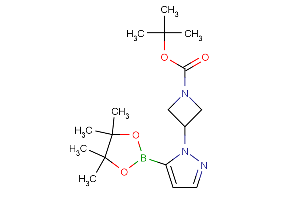 tert-butyl 3-[5-(4,4,5,5-tetramethyl-1,3,2-dioxaborolan-2-yl)-1H-pyrazol-1-yl]azetidine-1-carboxylate
