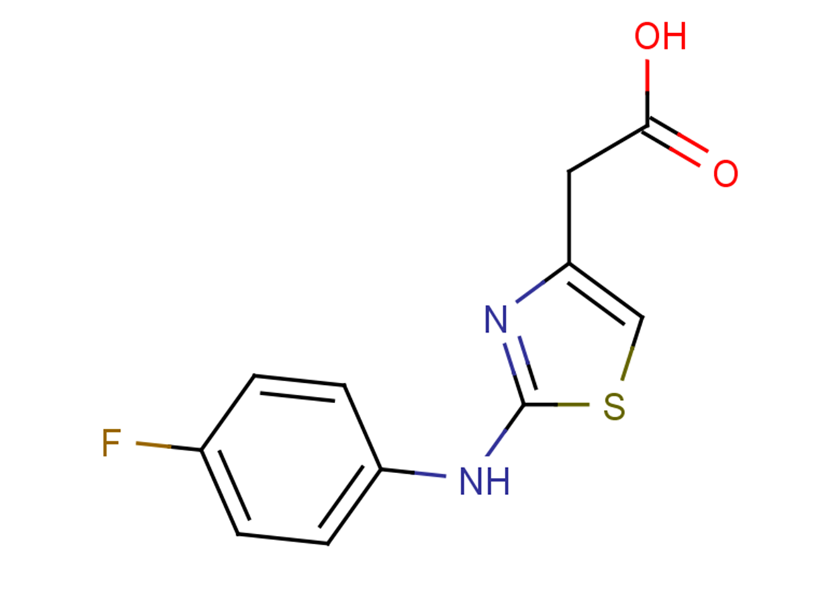 2-{2-[(4-fluorophenyl)amino]-1,3-thiazol-4-yl}acetic acid