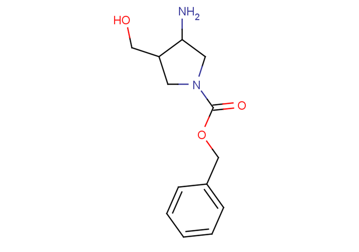 benzyl 3-amino-4-(hydroxymethyl)pyrrolidine-1-carboxylate