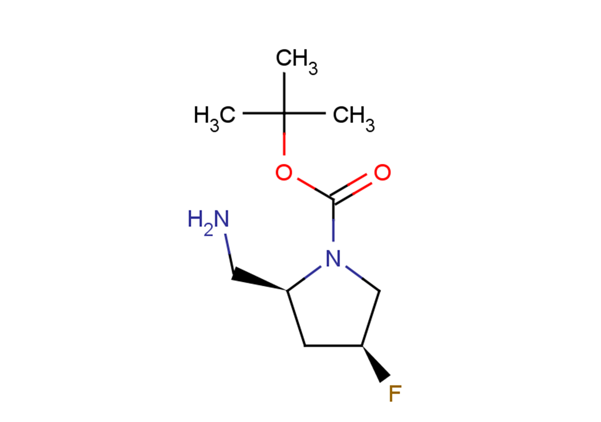 tert-butyl (2S,4S)-2-(aminomethyl)-4-fluoropyrrolidine-1-carboxylate