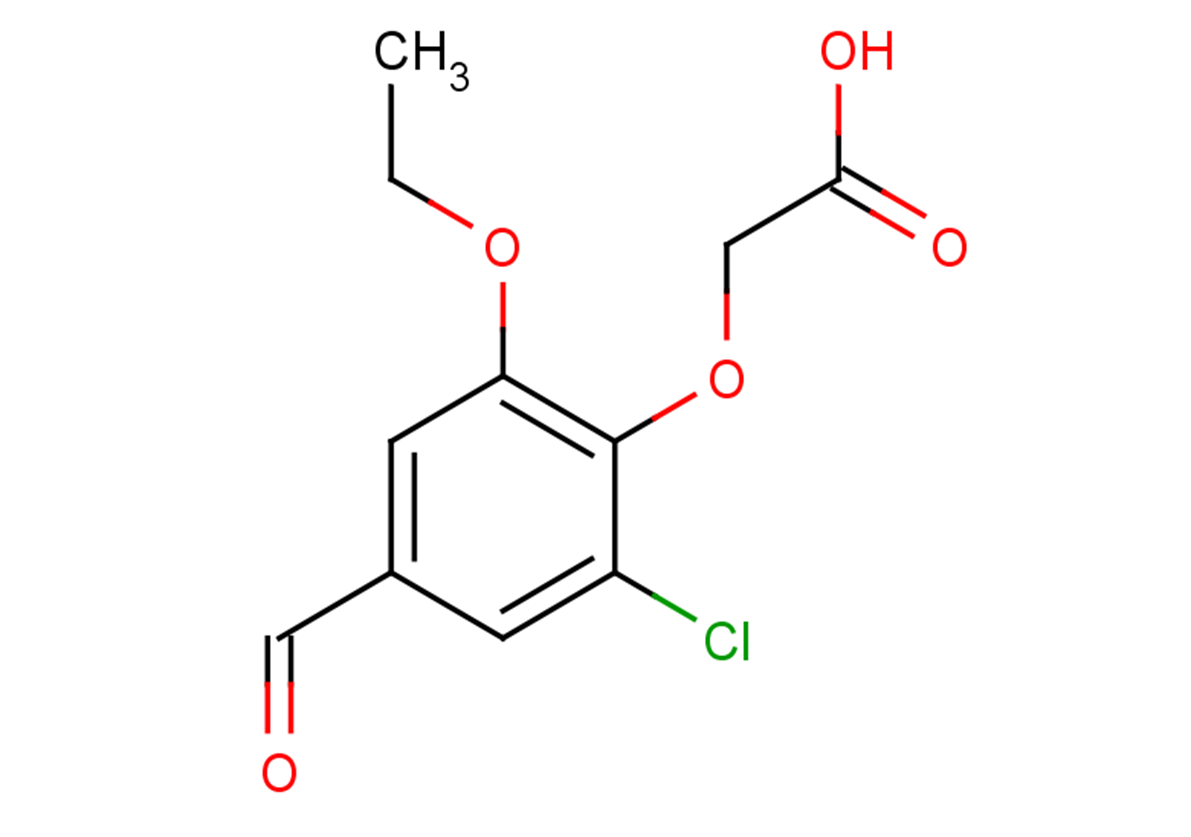 2-(2-chloro-6-ethoxy-4-formylphenoxy)acetic acid