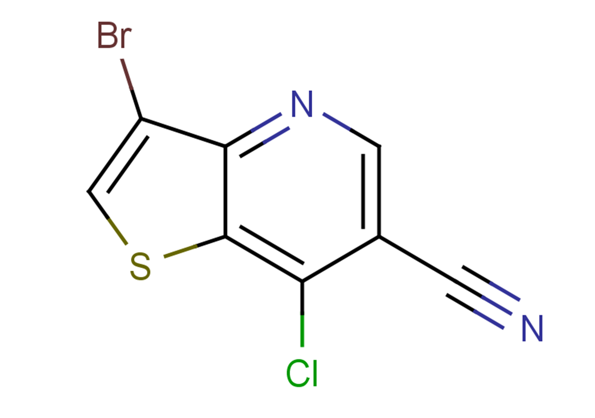 3-bromo-7-chlorothieno[3,2-b]pyridine-6-carbonitrile