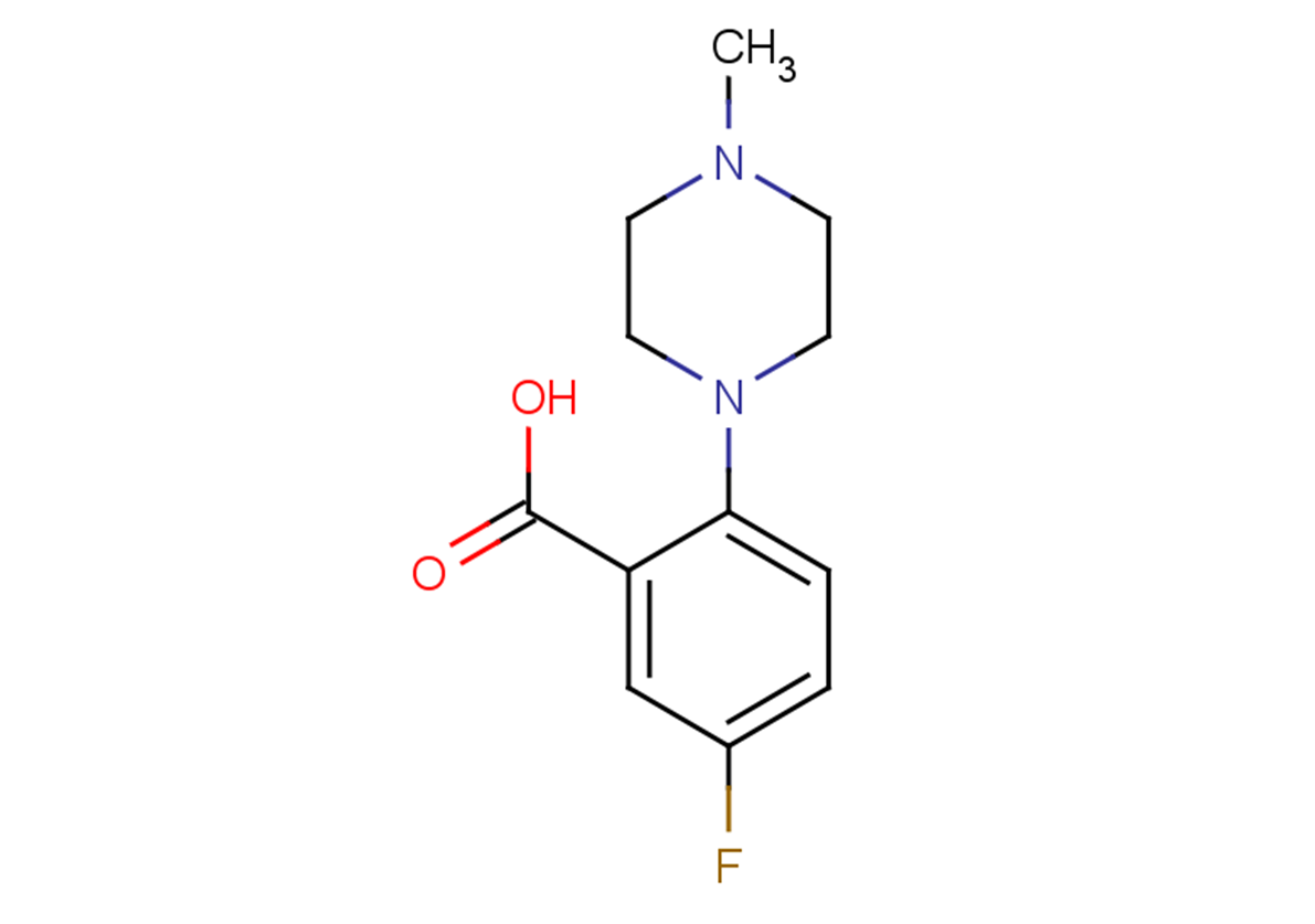 5-fluoro-2-(4-methylpiperazin-1-yl)benzoic acid