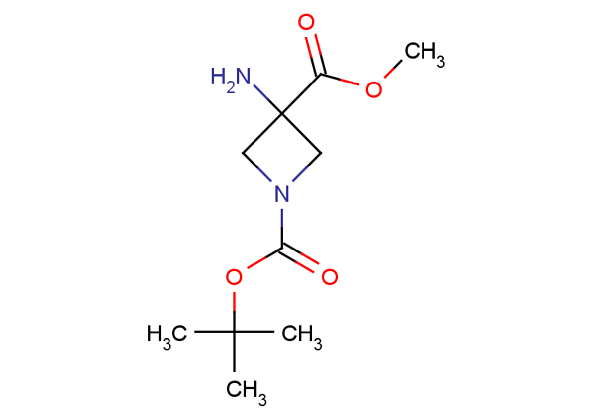1-tert-butyl 3-methyl 3-aminoazetidine-1,3-dicarboxylate