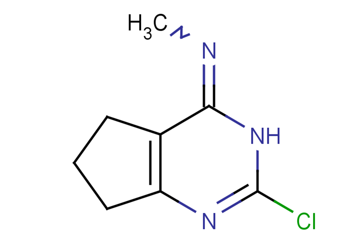 2-chloro-N-methyl-3H,4H,5H,6H,7H-cyclopenta[d]pyrimidin-4-imine