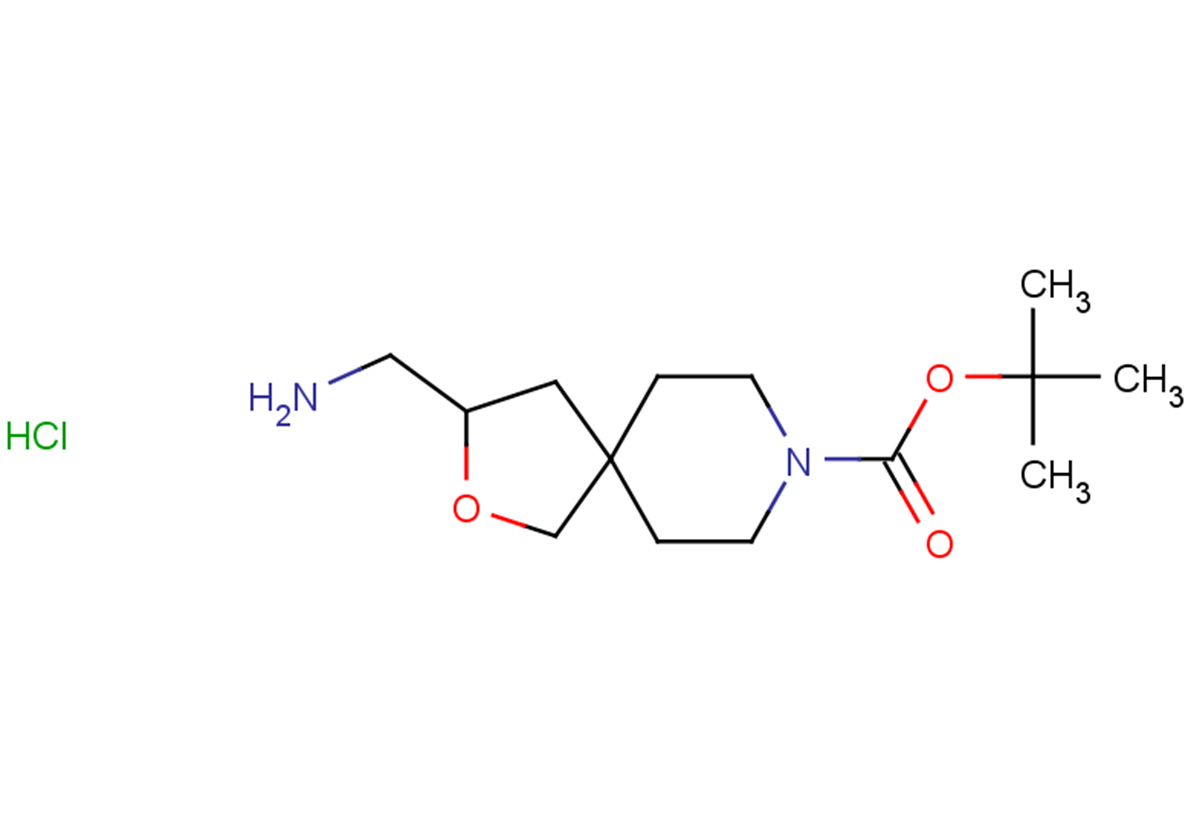 tert-butyl 3-(aminomethyl)-2-oxa-8-azaspiro[4.5]decane-8-carboxylate hydrochloride