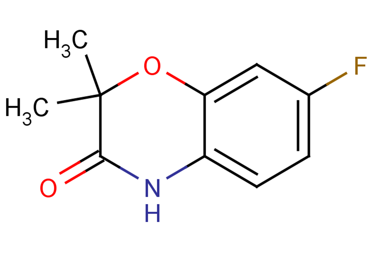 7-fluoro-2,2-dimethyl-3,4-dihydro-2H-1,4-benzoxazin-3-one
