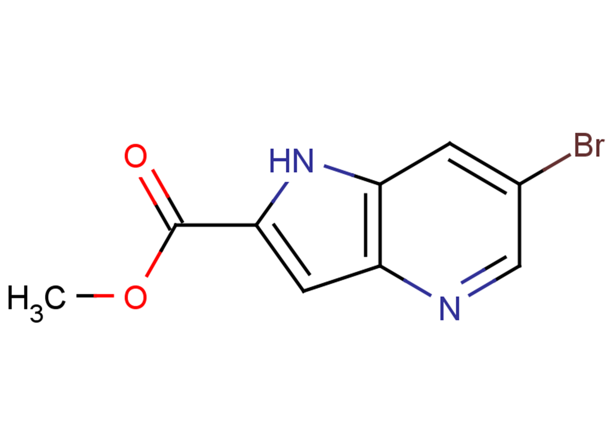 methyl 6-bromo-1H-pyrrolo[3,2-b]pyridine-2-carboxylate