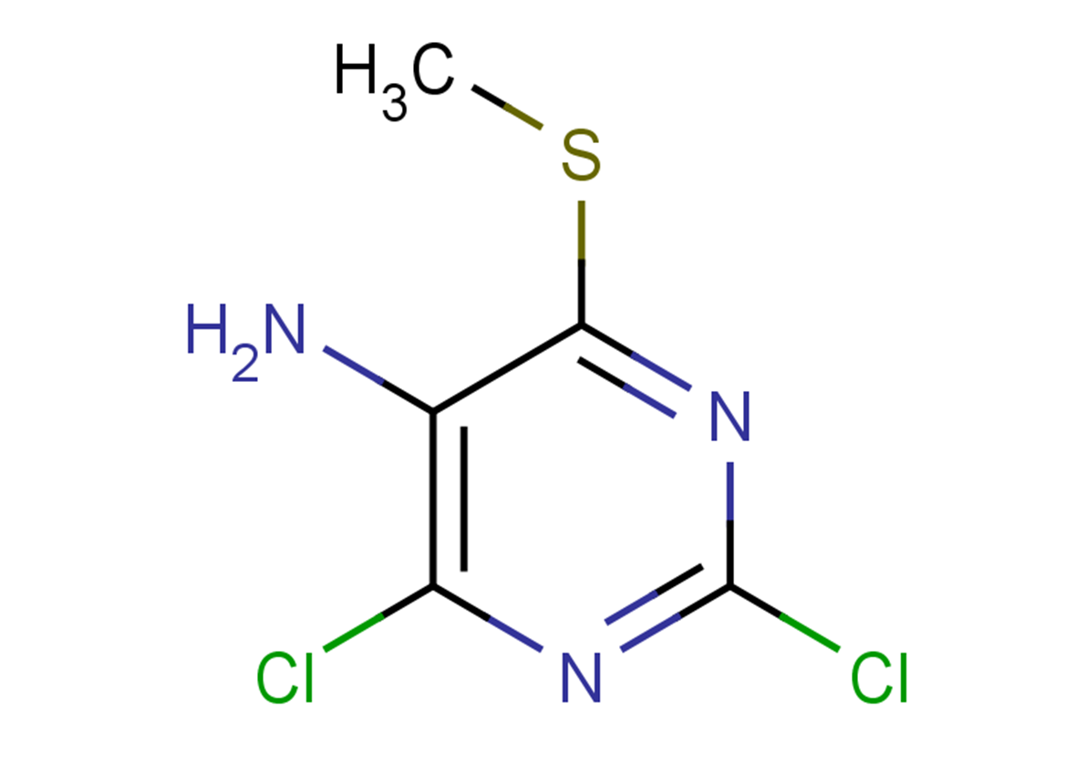 2,4-dichloro-6-(methylsulfanyl)pyrimidin-5-amine