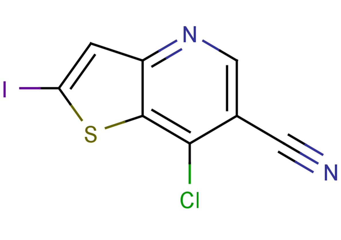 7-chloro-2-iodothieno[3,2-b]pyridine-6-carbonitrile