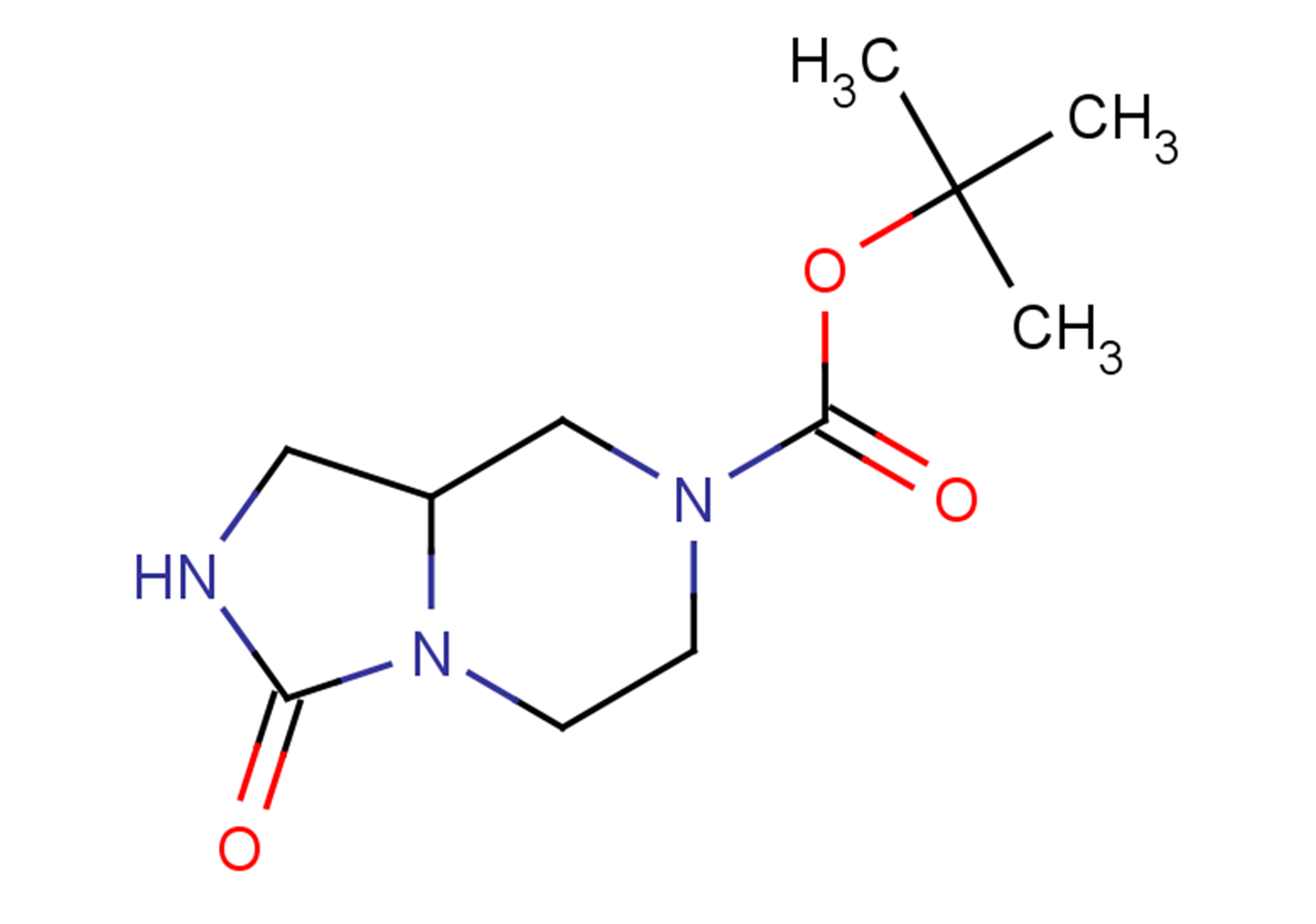 tert-butyl 1-oxo-octahydroimidazolidino[1,5-a]piperazine-5-carboxylate