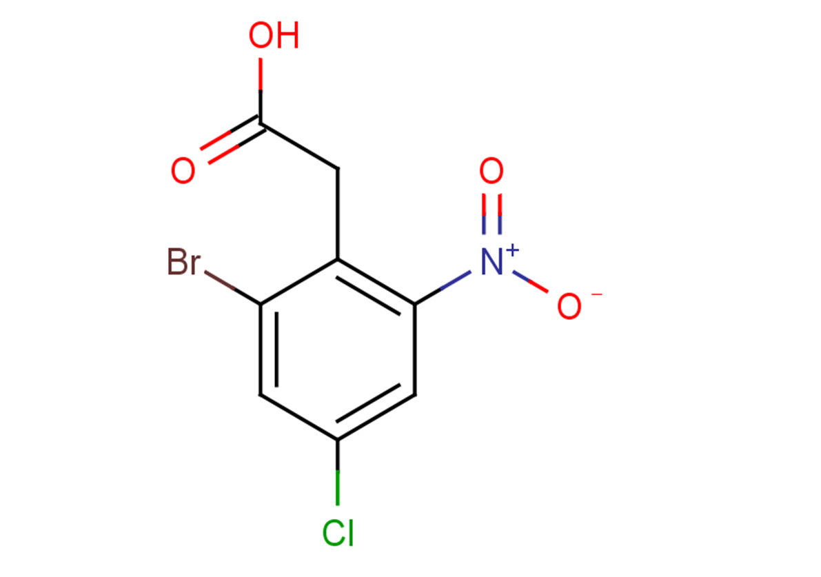 2-(2-bromo-4-chloro-6-nitrophenyl)acetic acid