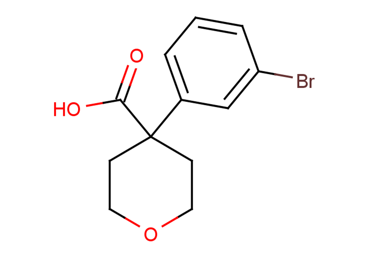 4-(3-bromophenyl)oxane-4-carboxylic acid