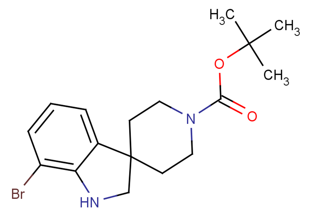 tert-butyl 7-bromo-1,2-dihydrospiro[indole-3,4'-piperidine]-1'-carboxylate