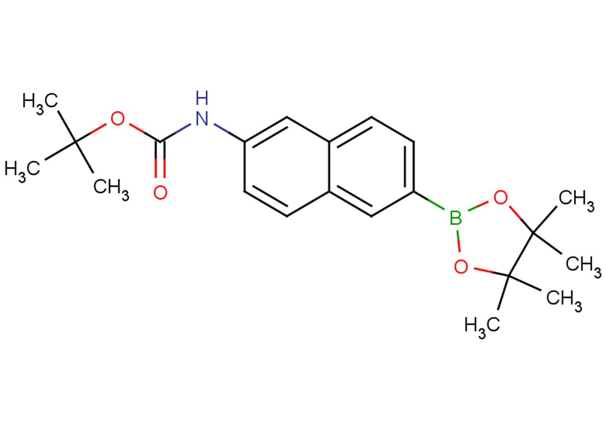 tert-butyl N-[6-(4,4,5,5-tetramethyl-1,3,2-dioxaborolan-2-yl)naphthalen-2-yl]carbamate
