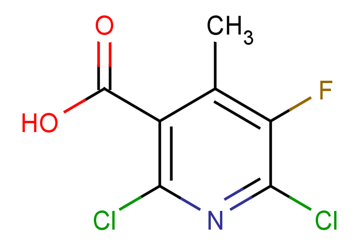 2,6-dichloro-5-fluoro-4-methylpyridine-3-carboxylic acid