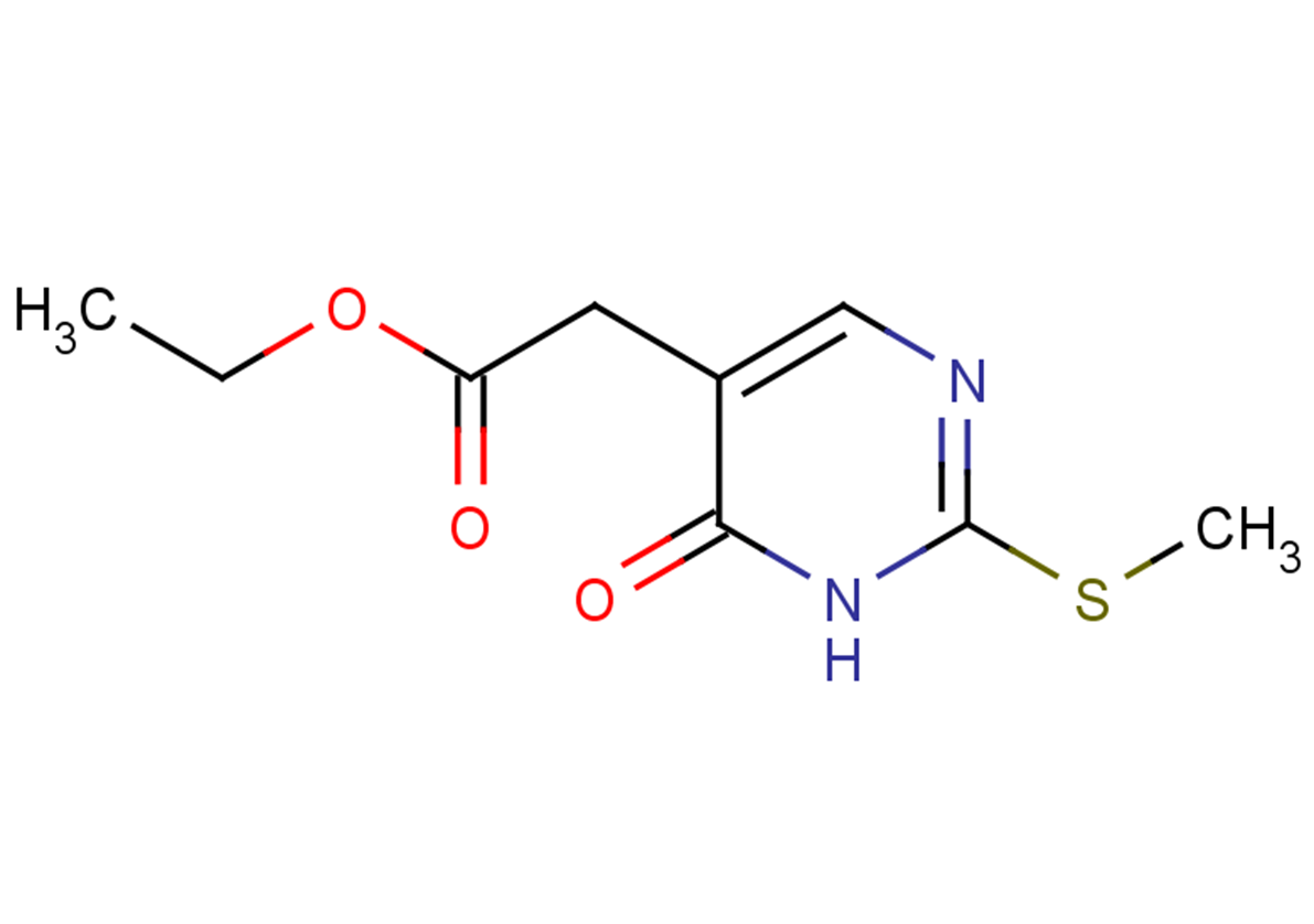 ethyl 2-[2-(methylsulfanyl)-6-oxo-1,6-dihydropyrimidin-5-yl]acetate