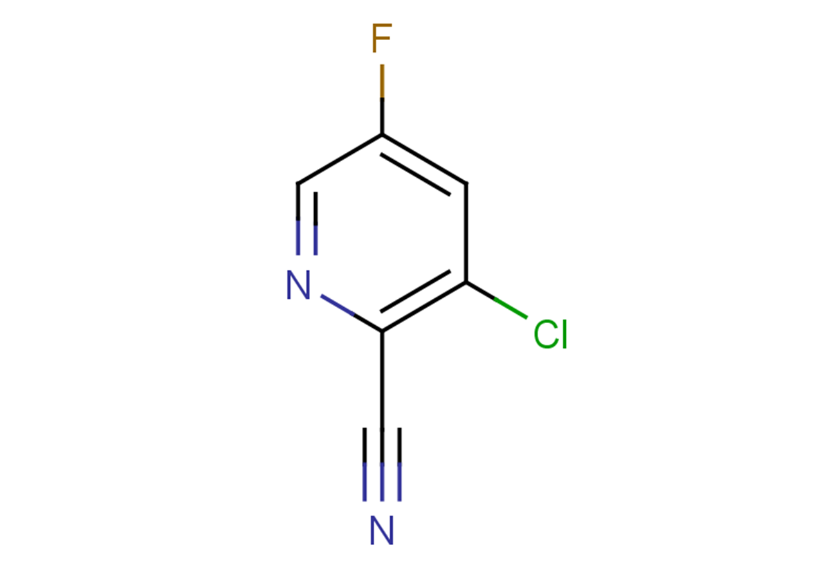 3-chloro-5-fluoropyridine-2-carbonitrile