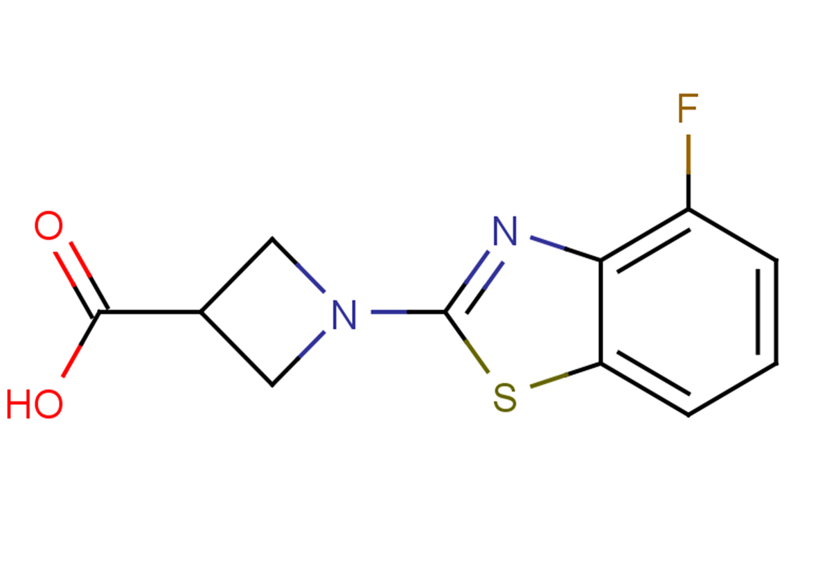 1-(4-fluoro-1,3-benzothiazol-2-yl)azetidine-3-carboxylic acid