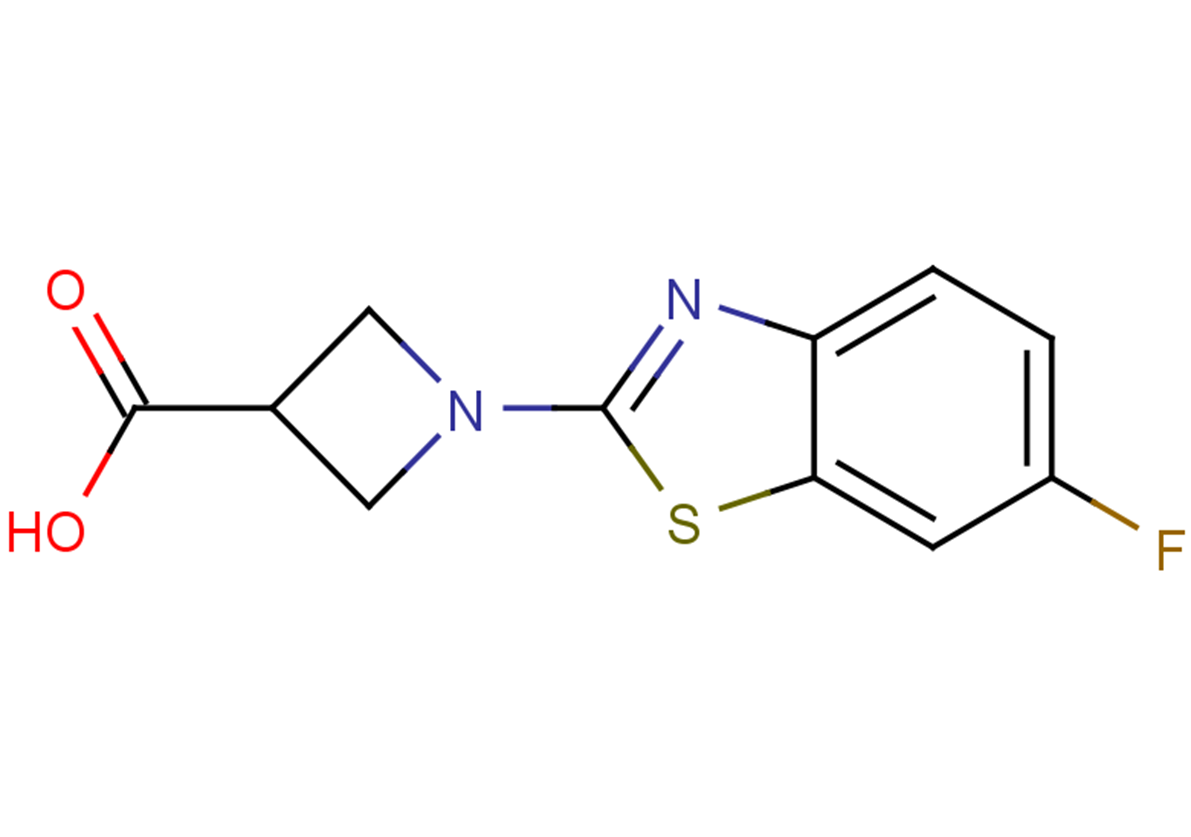 1-(6-fluoro-1,3-benzothiazol-2-yl)azetidine-3-carboxylic acid