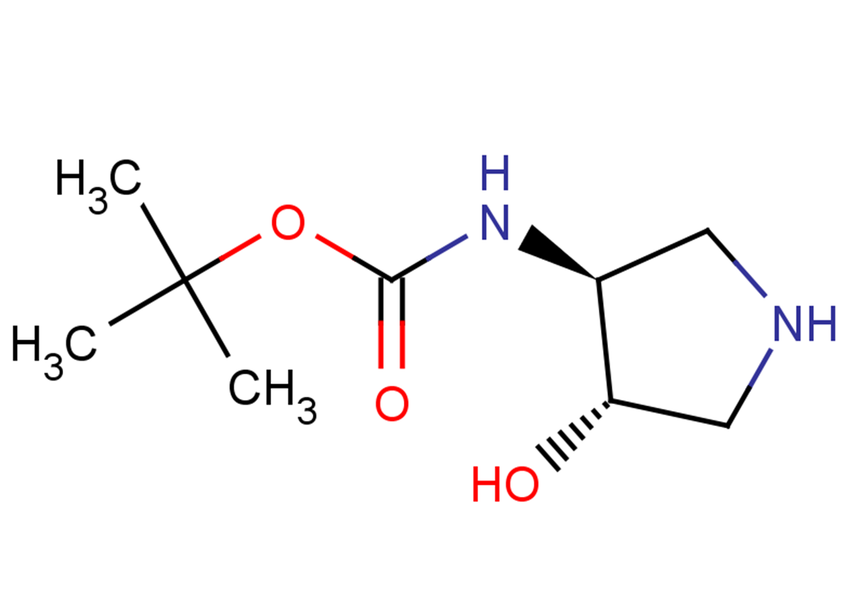 tert-butyl N-[(3S,4S)-4-hydroxypyrrolidin-3-yl]carbamate
