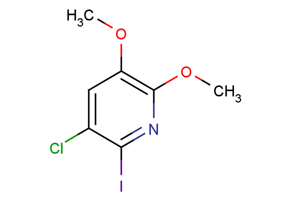3-chloro-2-iodo-5,6-dimethoxypyridine