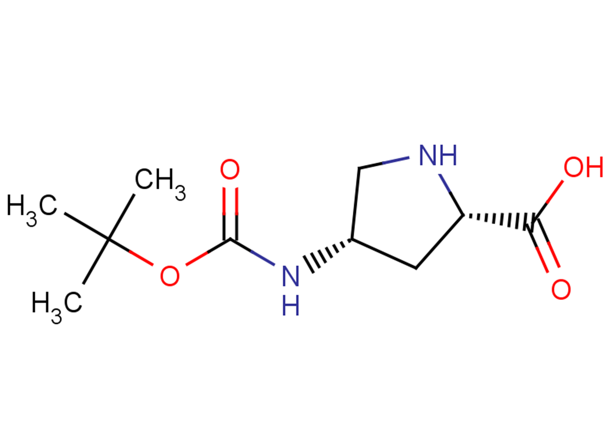 (2S,4S)-4-{[(tert-butoxy)carbonyl]amino}pyrrolidine-2-carboxylic acid