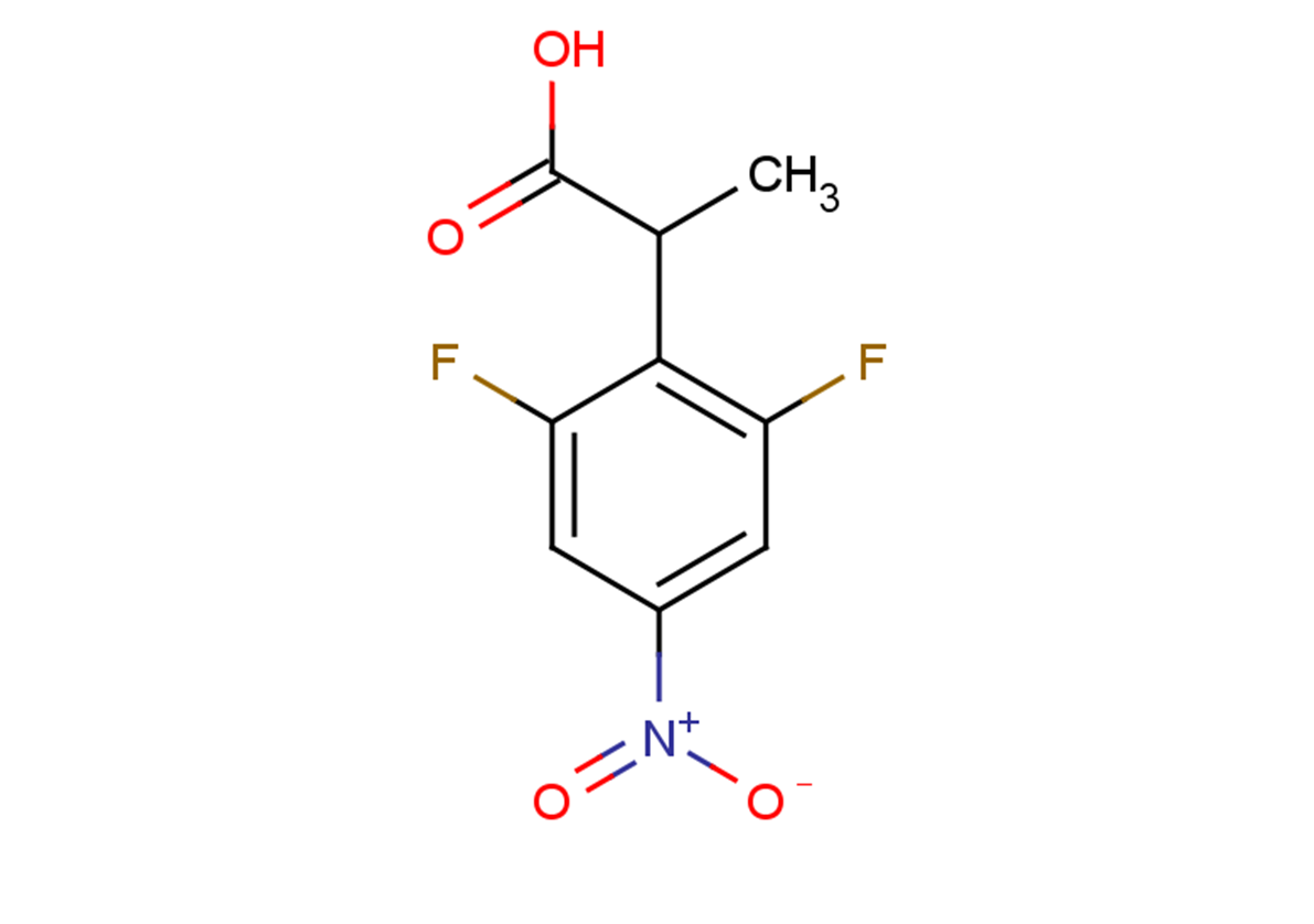 2-(2,6-difluoro-4-nitrophenyl)propanoic acid