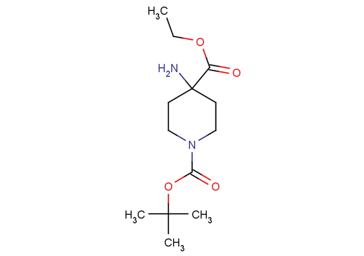 1-tert-butyl 4-ethyl 4-aminopiperidine-1,4-dicarboxylate