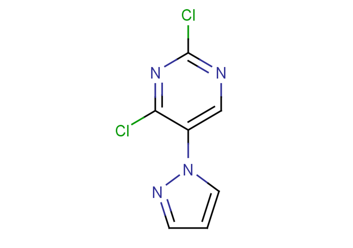 2,4-dichloro-5-(1H-pyrazol-1-yl)pyrimidine