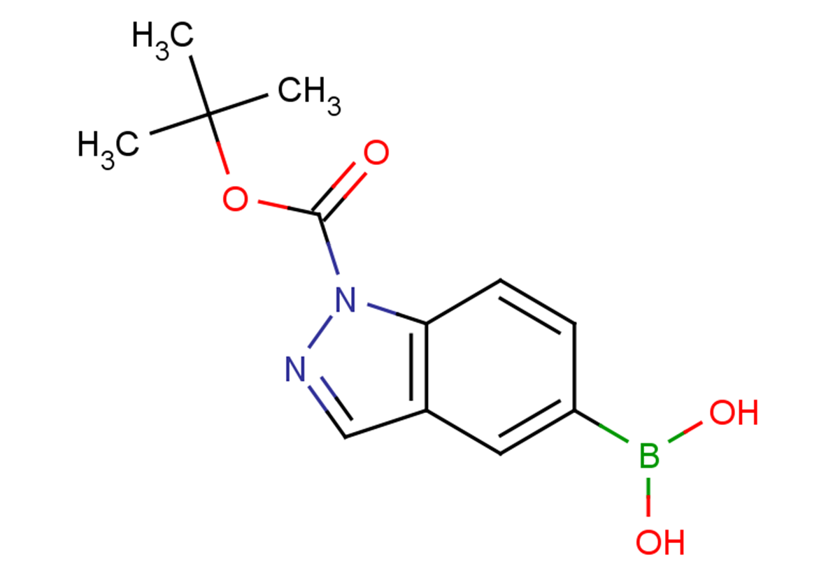 tert-butyl 5-(dihydroxyboranyl)-1H-indazole-1-carboxylate