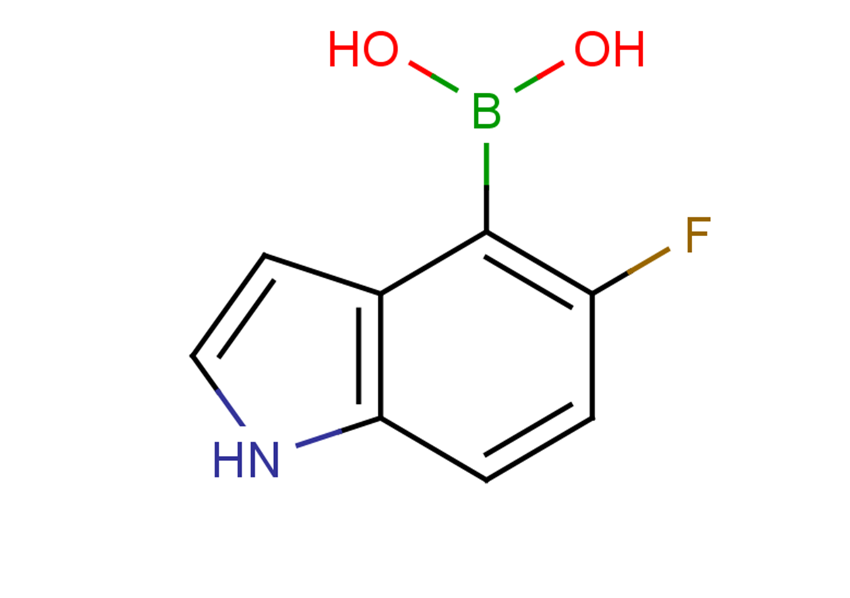(5-fluoro-1H-indol-4-yl)boranediol