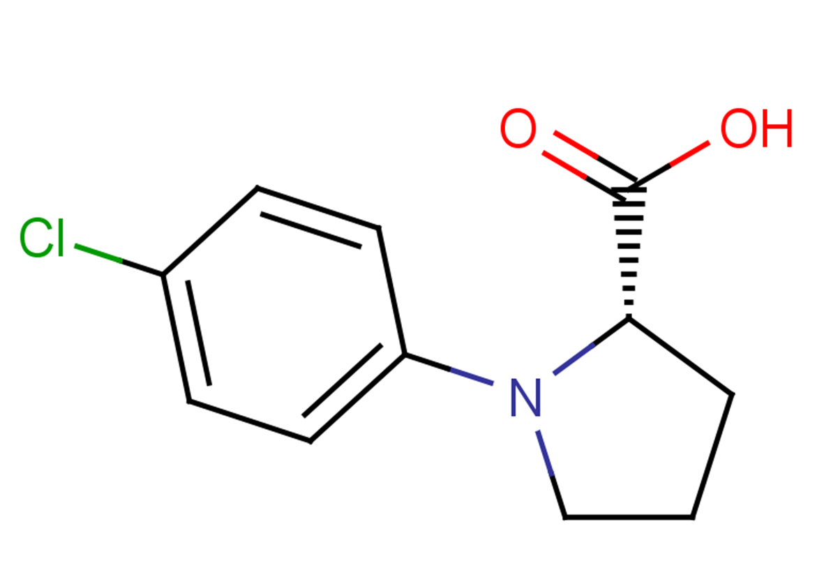 (2S)-1-(4-chlorophenyl)pyrrolidine-2-carboxylic acid