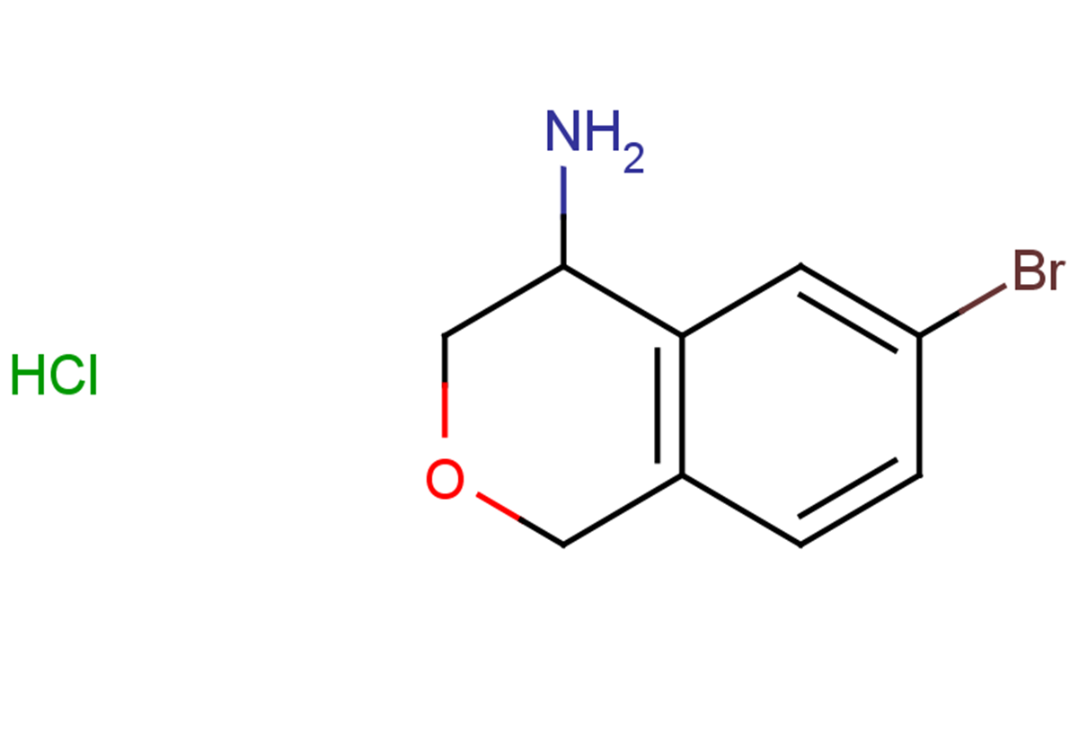 6-bromo-3,4-dihydro-1H-2-benzopyran-4-amine hydrochloride