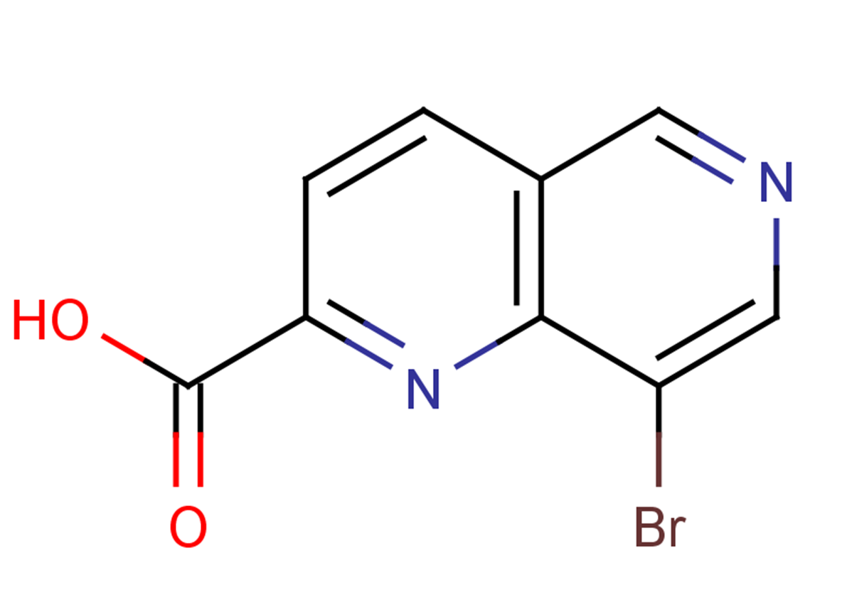 8-bromo-1,6-naphthyridine-2-carboxylic acid