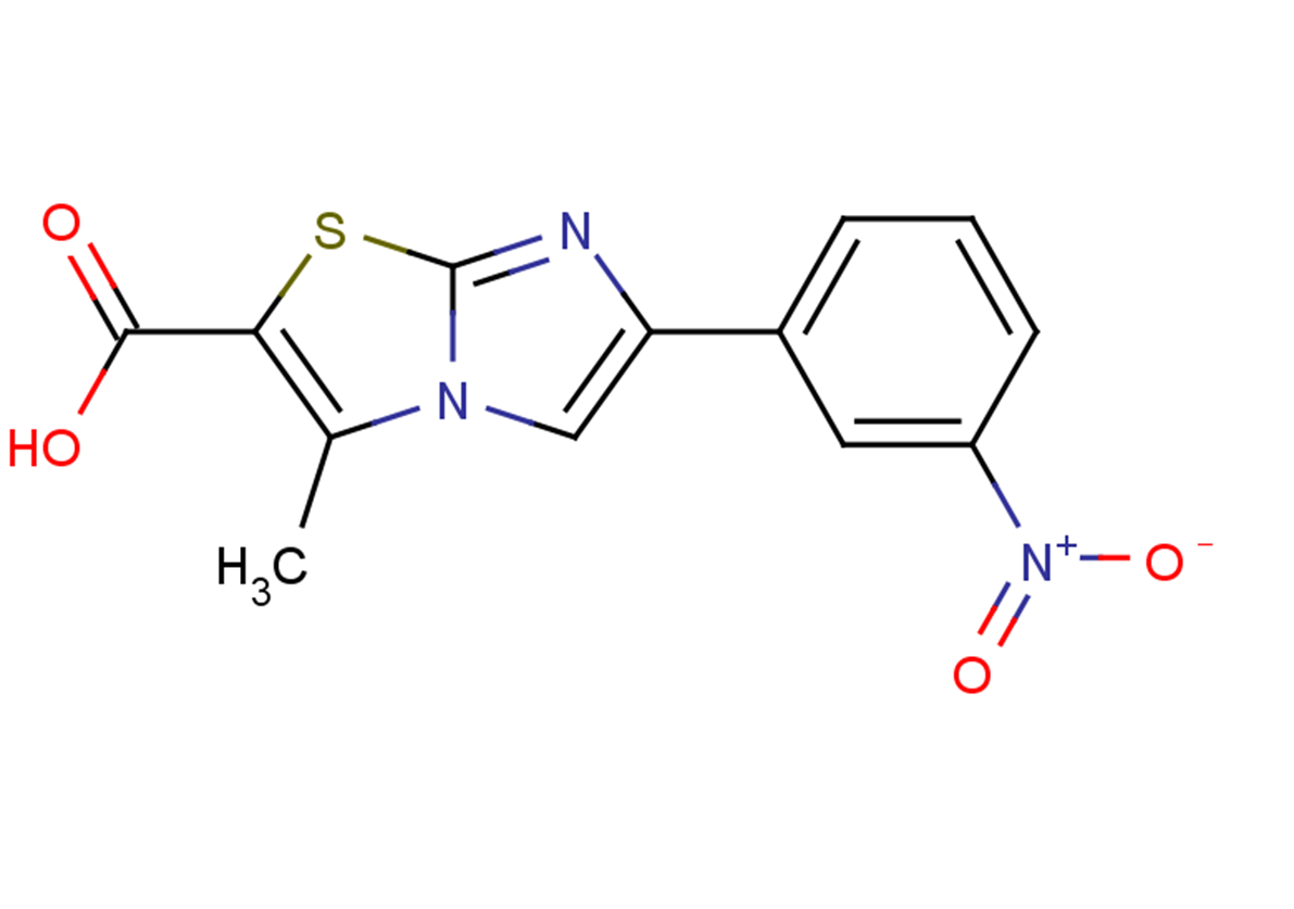 3-methyl-6-(3-nitrophenyl)imidazo[2,1-b][1,3]thiazole-2-carboxylic acid