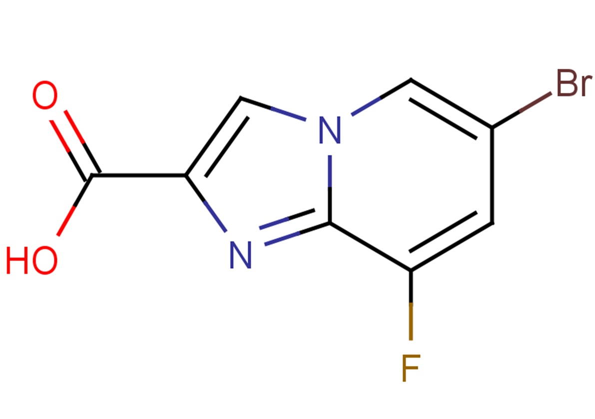 6-bromo-8-fluoroimidazo[1,2-a]pyridine-2-carboxylic acid