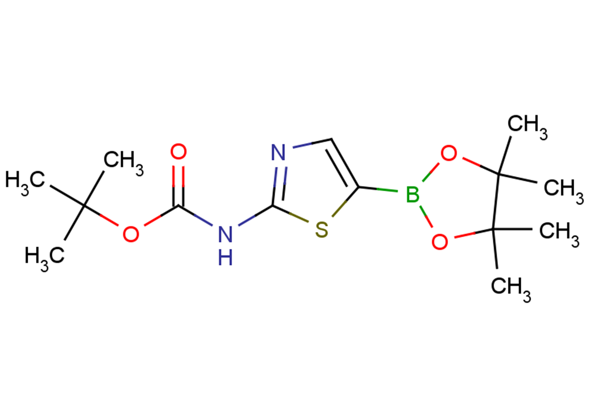 tert-butyl N-[5-(4,4,5,5-tetramethyl-1,3,2-dioxaborolan-2-yl)-1,3-thiazol-2-yl]carbamate