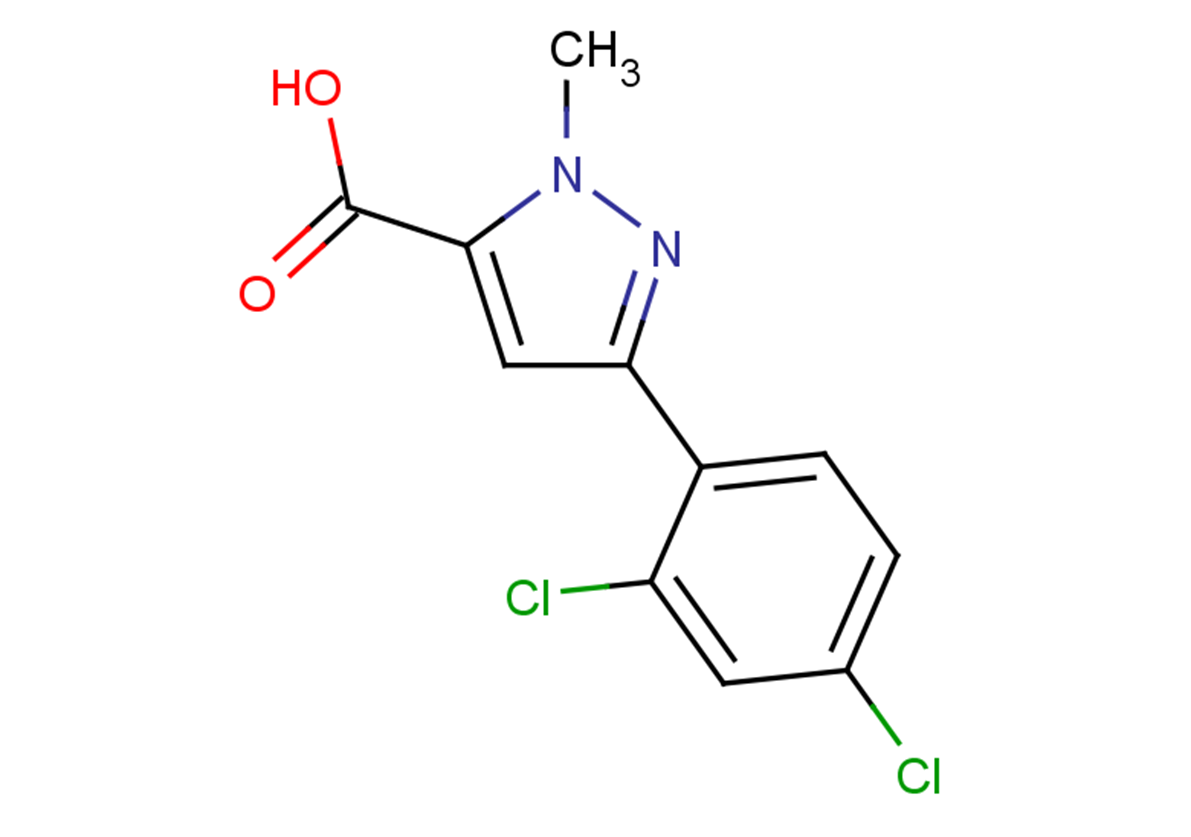 3-(2,4-dichlorophenyl)-1-methyl-1H-pyrazole-5-carboxylic acid