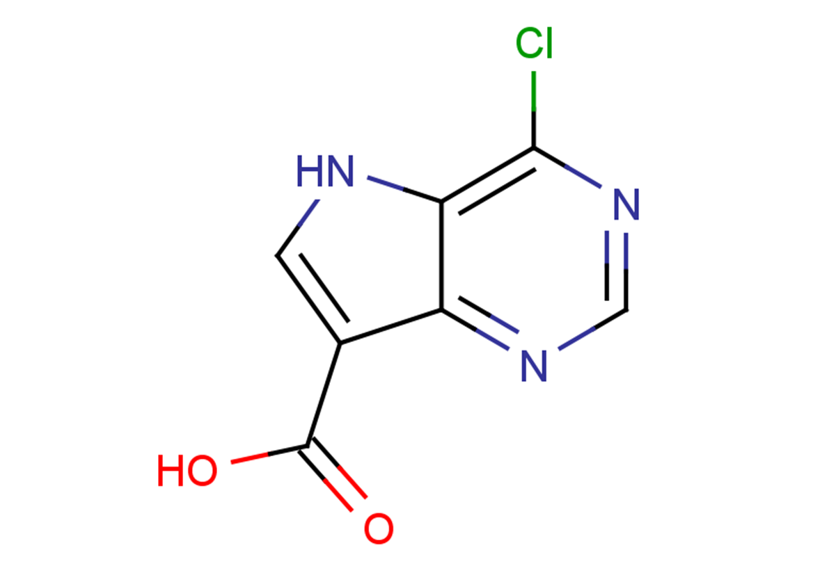 4-chloro-5H-pyrrolo[3,2-d]pyrimidine-7-carboxylic acid