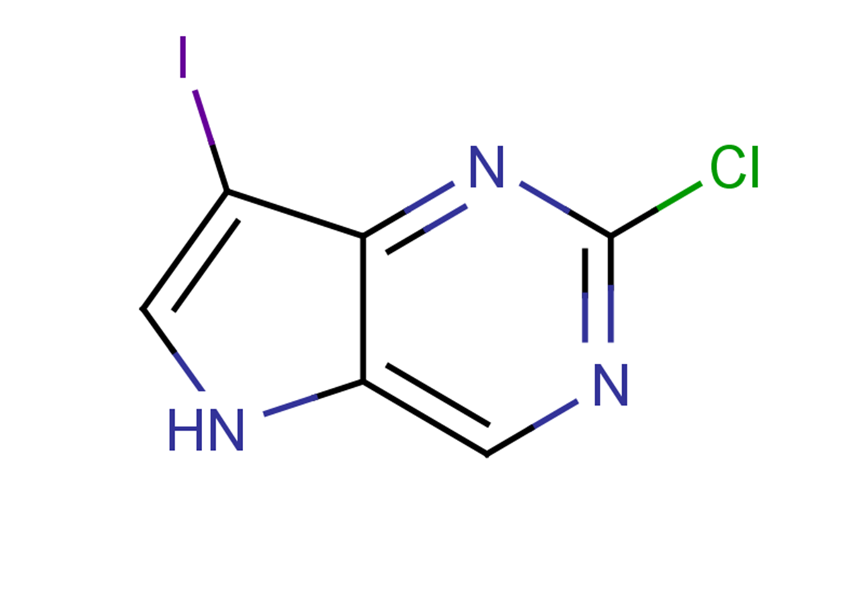 2-chloro-7-iodo-5H-pyrrolo[3,2-d]pyrimidine