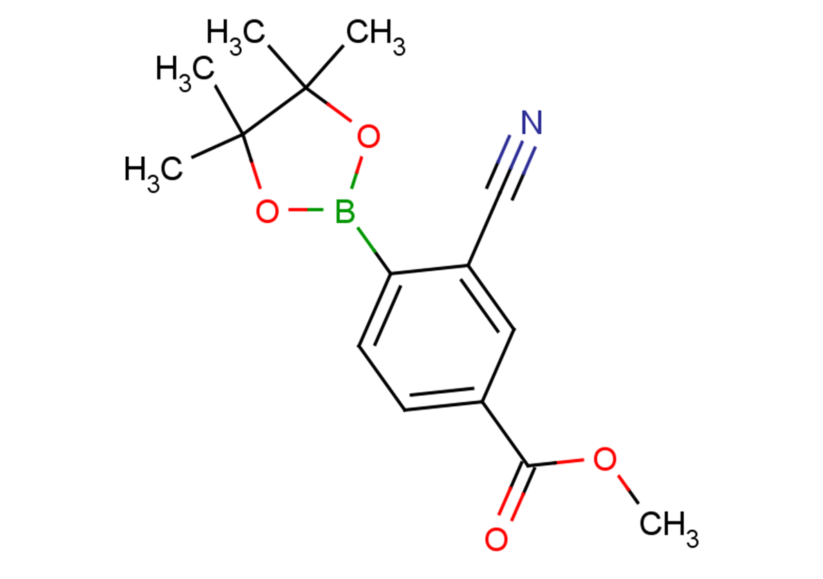 methyl 3-cyano-4-(4,4,5,5-tetramethyl-1,3,2-dioxaborolan-2-yl)benzoate