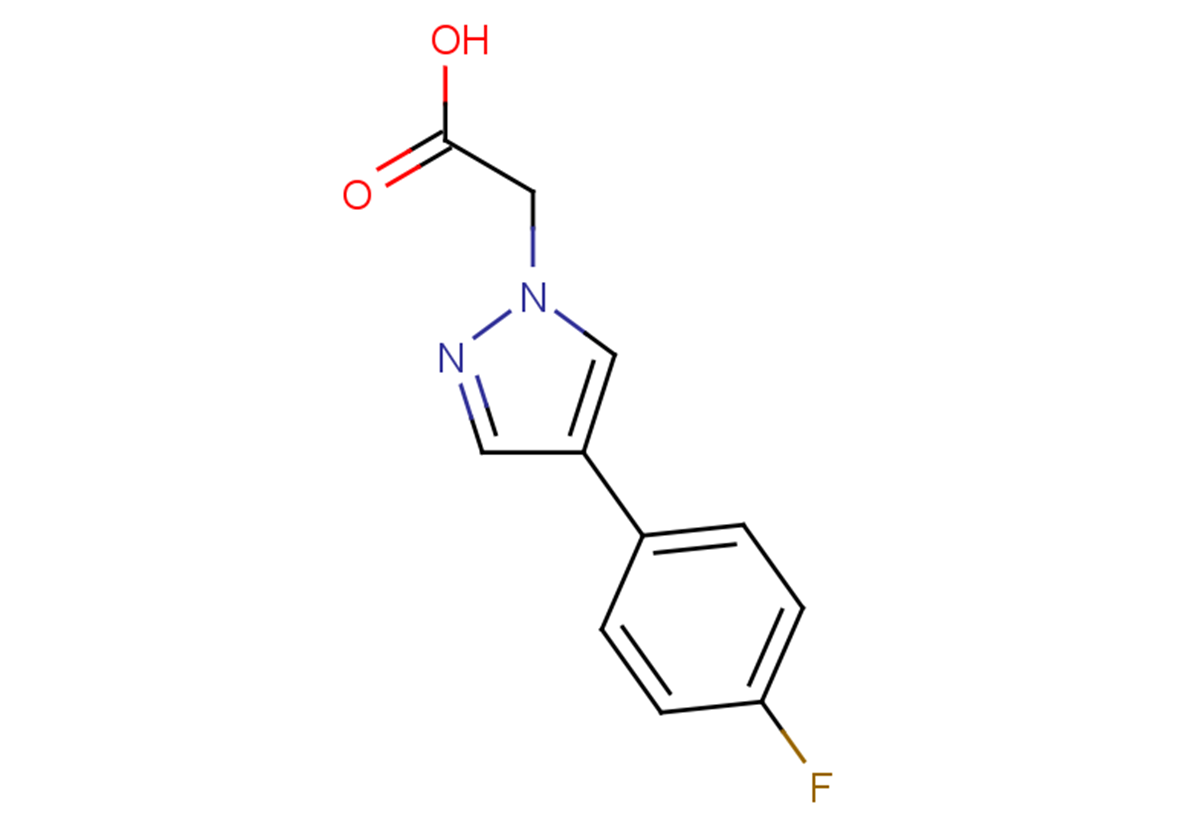 2-[4-(4-fluorophenyl)-1H-pyrazol-1-yl]acetic acid