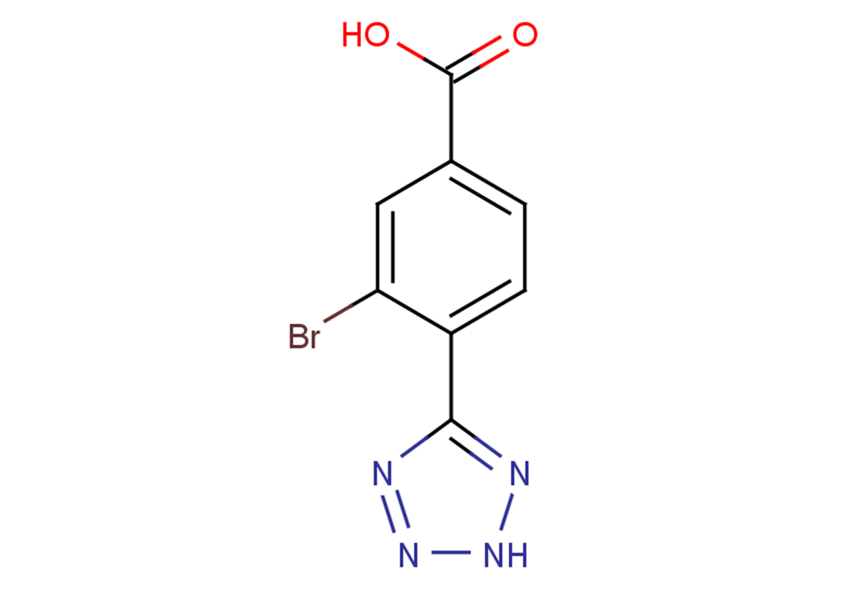 3-bromo-4-(2H-1,2,3,4-tetrazol-5-yl)benzoic acid