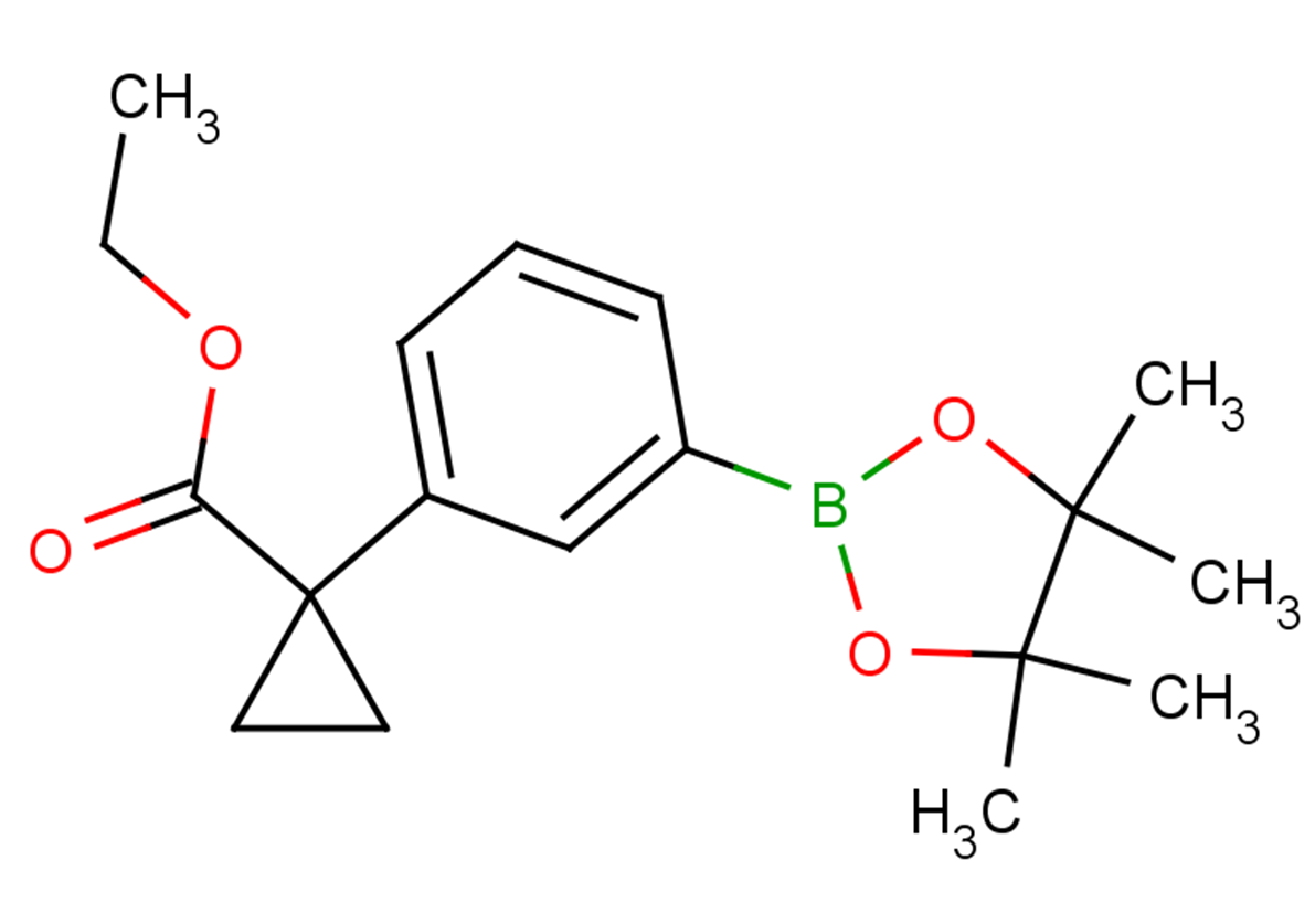 ethyl 1-[3-(4,4,5,5-tetramethyl-1,3,2-dioxaborolan-2-yl)phenyl]cyclopropane-1-carboxylate