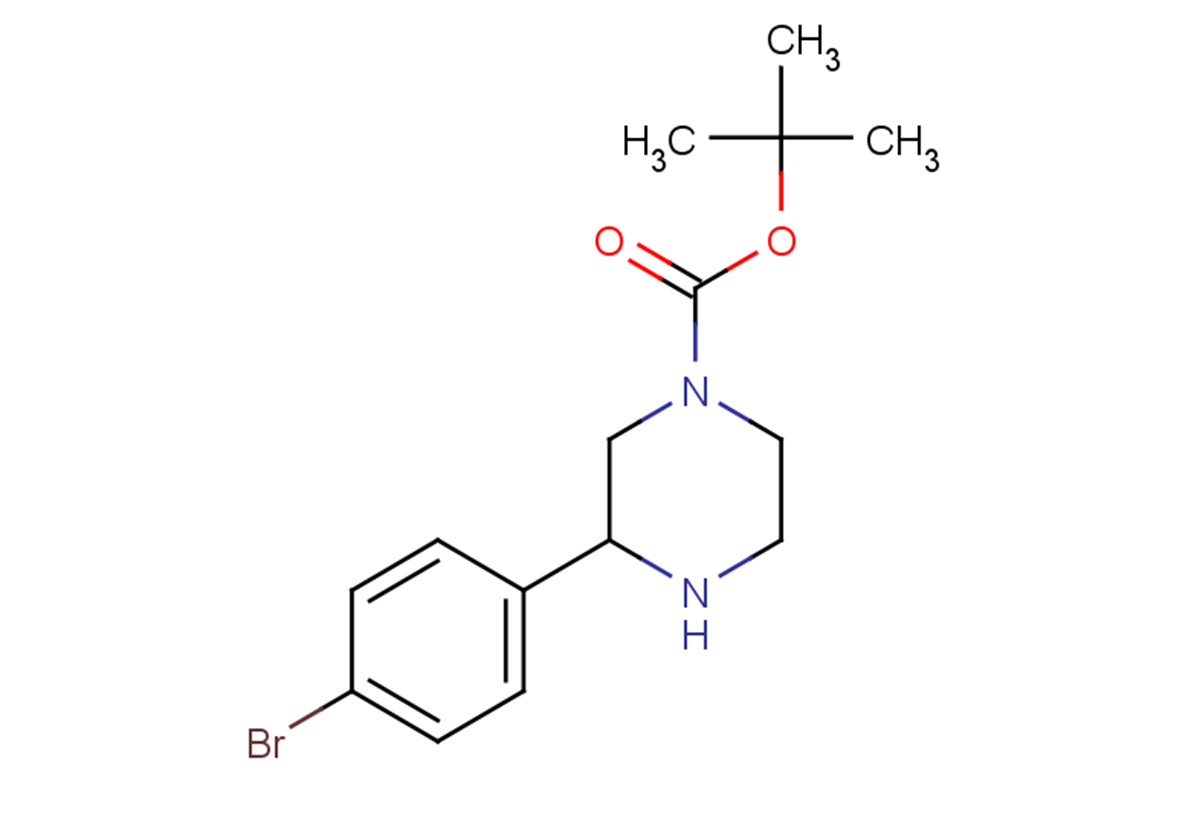 tert-butyl 3-(4-bromophenyl)piperazine-1-carboxylate