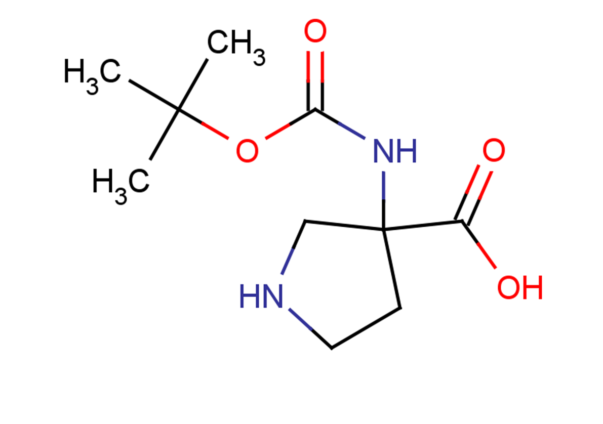 3-{[(tert-butoxy)carbonyl]amino}pyrrolidine-3-carboxylic acid